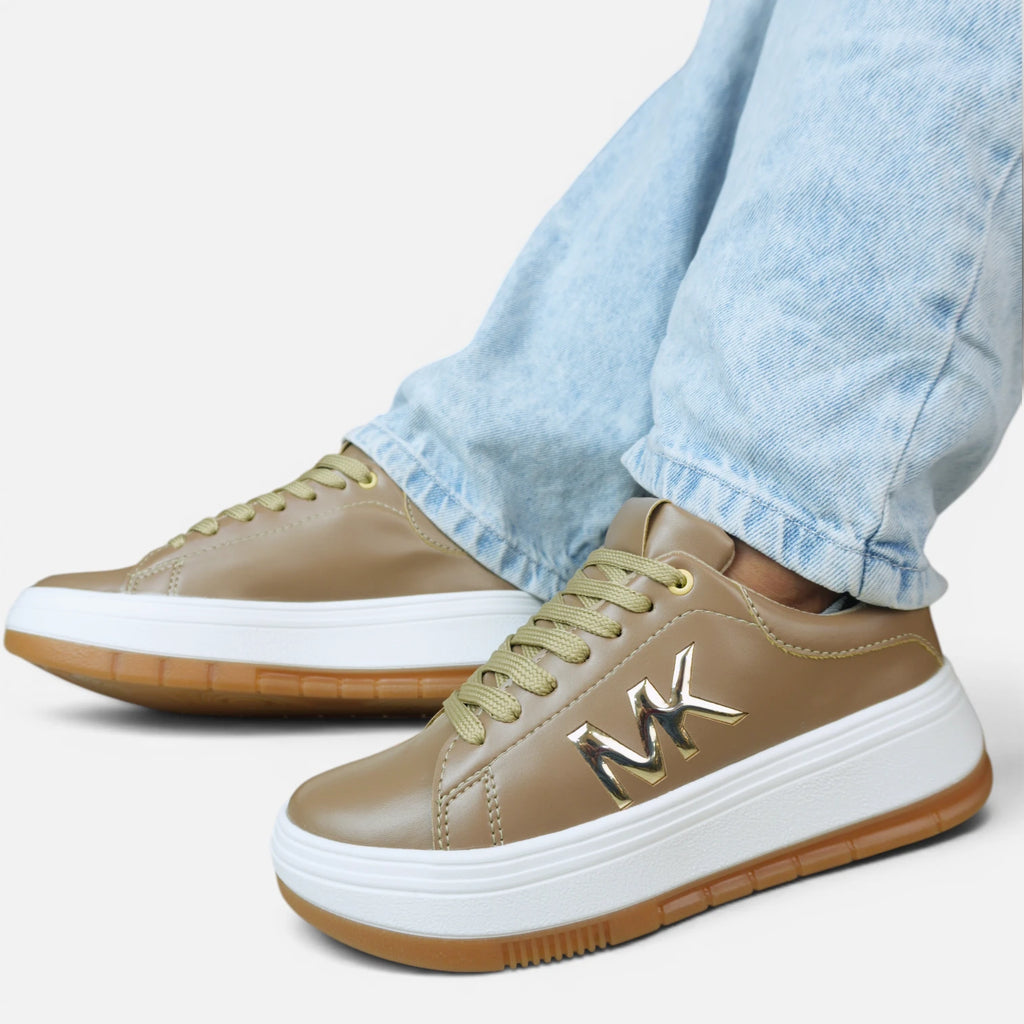Tenis Spimfer Urban Taupe para Mujer
