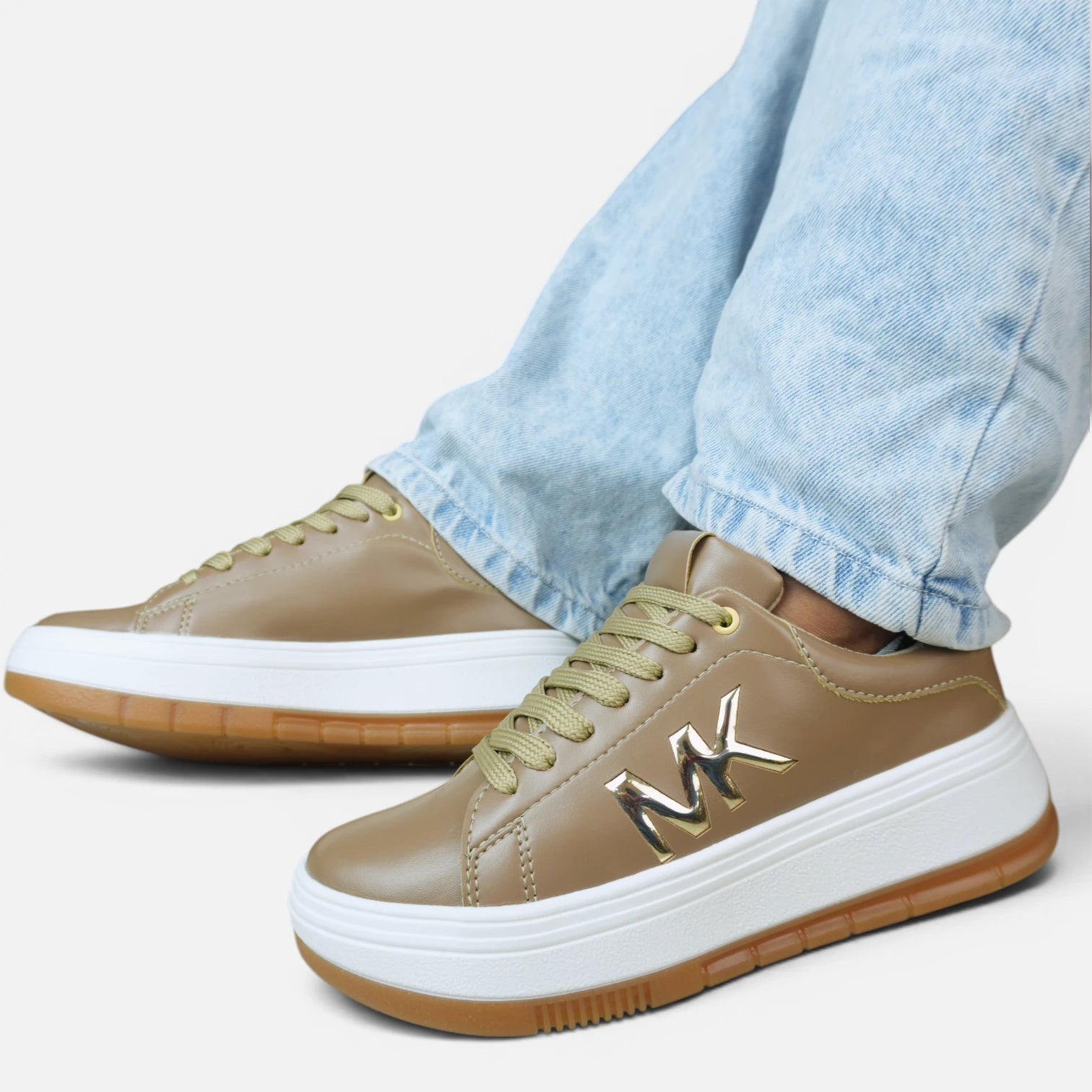 Tenis Spimfer Urban Taupe para Mujer