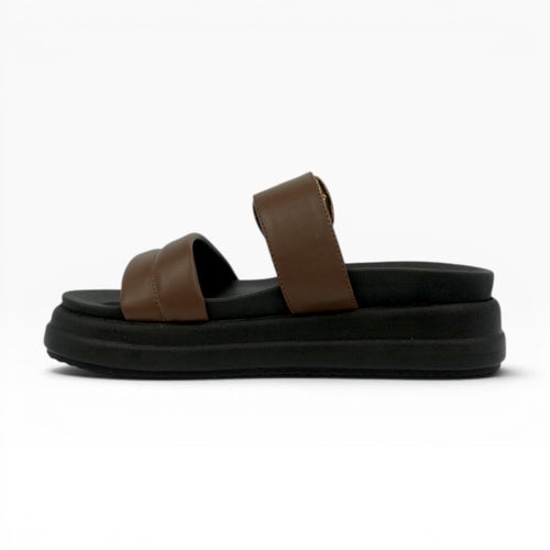 Sandalias Marrones de Plataforma Canoa Spimfer: Tendencia y Altura