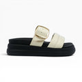 Sandalias Color Hueso de Plataforma Canoa Spimfer: Tendencia y Altura