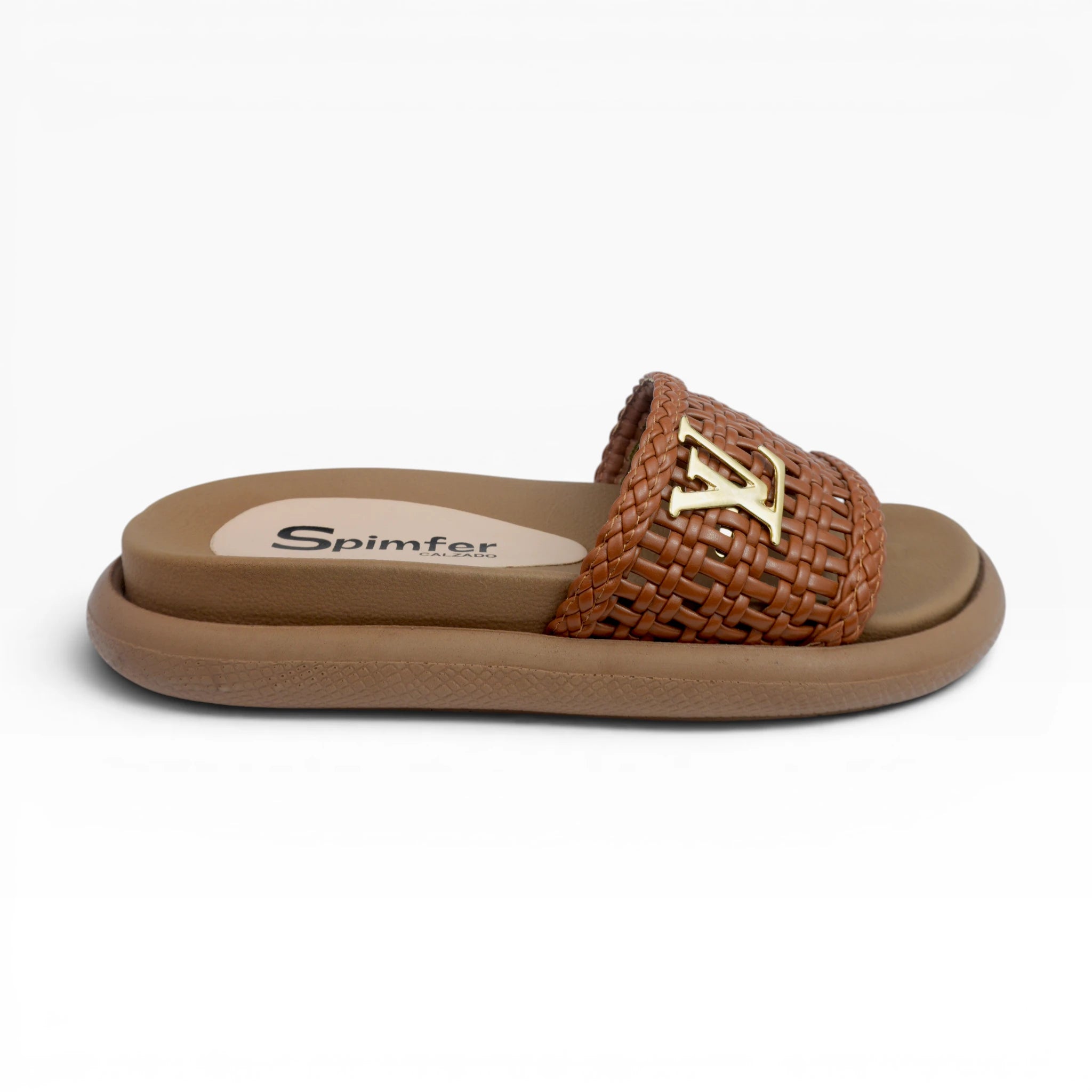 Sandalias Miel Tejidas para Mujer Spimfer