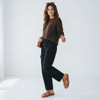 Sandalias Bajas Miel para Mujer Spimfer con Hebilla y Ojales