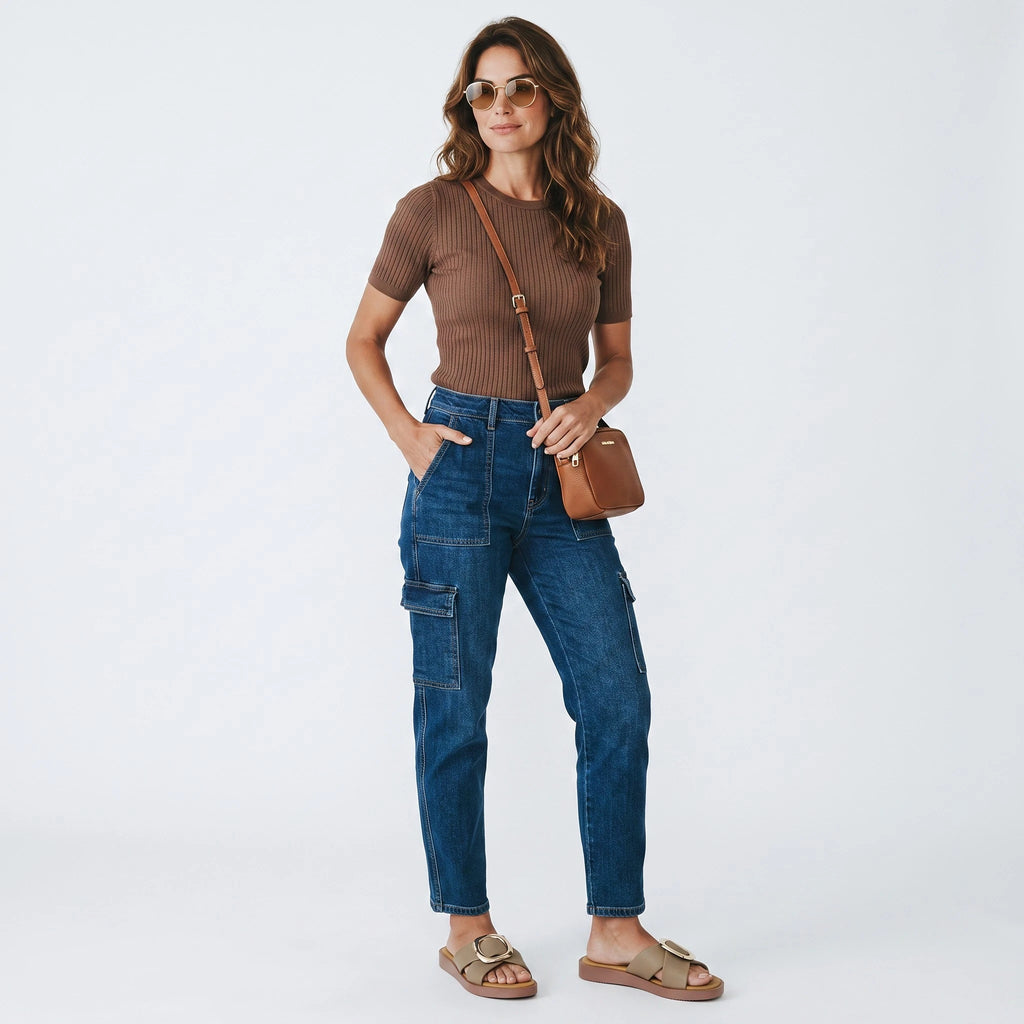 Sandalias Bajas para Mujer Spimfer con Hebilla