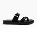 Sandalias Tres Puntadas Spimfer Negras para Mujer