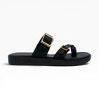 Sandalias Tres Puntadas Spimfer Negras para Mujer