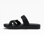 Sandalias Tres Puntadas Spimfer Negras para Mujer: Comodidad y Estilo Casual