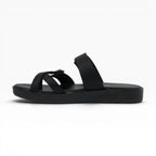 Sandalias Tres Puntadas Spimfer Negras para Mujer