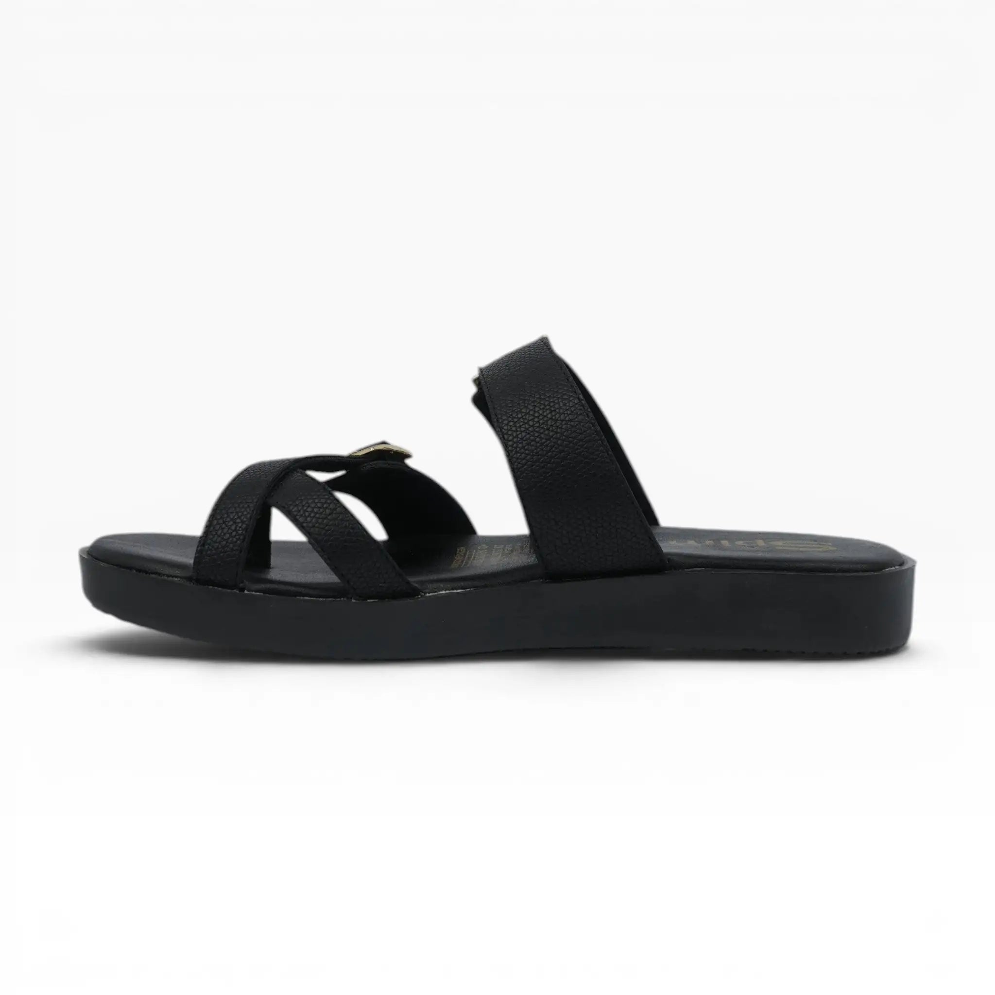 Sandalias Tres Puntadas Spimfer Negras para Mujer