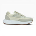 Tenis Spimfer Beige Texturizados para Mujer: Plataforma y Elegancia Casual